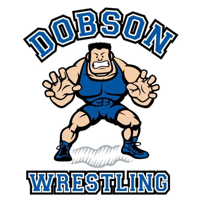 Wrestling Blue Jay T-Shirt by College Mascot Designs - Fine Art America
