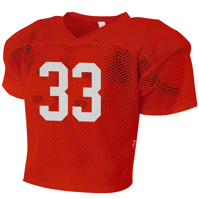 Champro Youth Time Out Practice Football Jersey - Orange - Medium