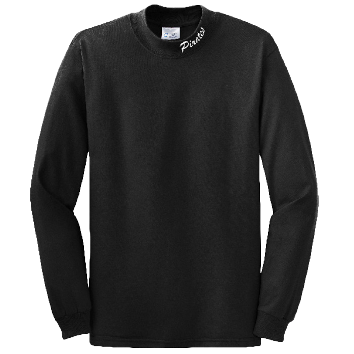 PPC61M Embroidered Mock Turtleneck T-shirt | Pro-Tuff Decals