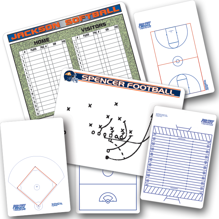 Football Dry Erase Sheets (Pack of 5) – Laxtastic LLC