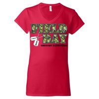 Softstyle Women's V-Neck T-Shirt Thumbnail